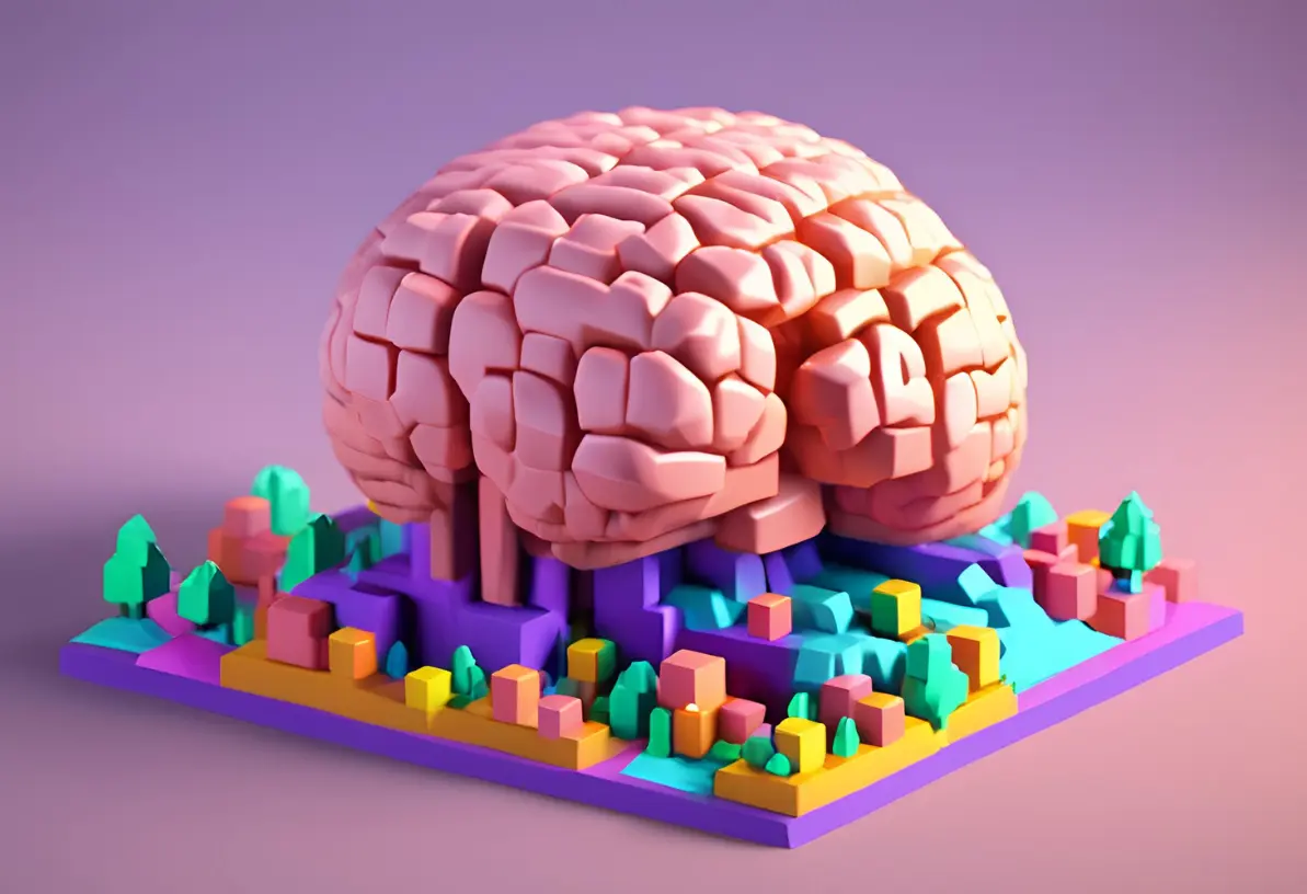 mózg na klockach - obrazek do wpisu Uważność w ADHD – techniki pomagające w koncentracji